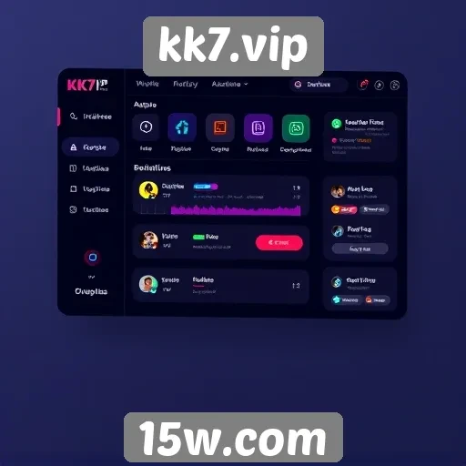 Design da interface do kk7.vip é intuitivo e acessível
