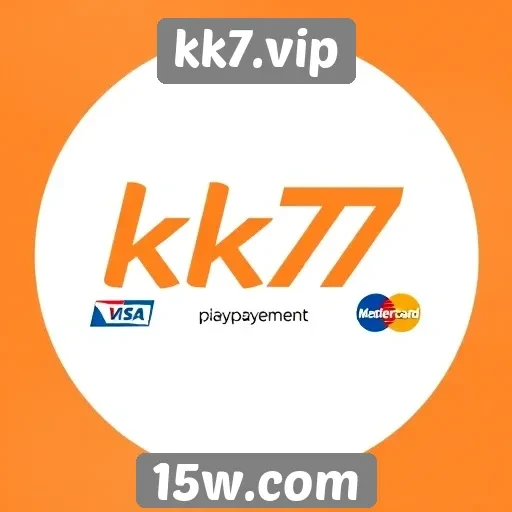 Destaque para os métodos de pagamento disponíveis no kk7.vip
